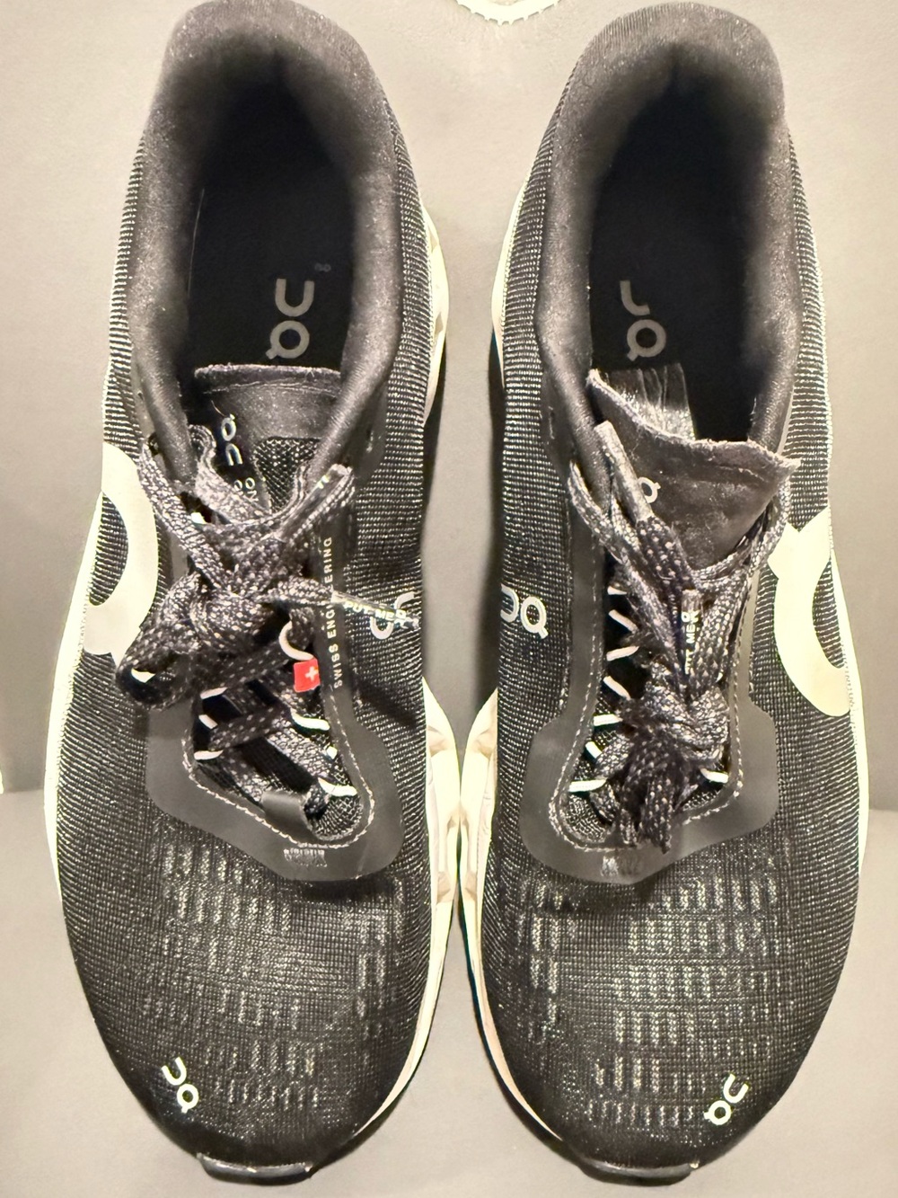 On Cloudmonster 2 Black/Frost Running Shoes 3WE10111197 Womens US 8.5 - Picture 4 of 8